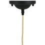 Home Deco Light Lámpara Colgante Jaula Champán Decoración Hogar Moderna 20 cm