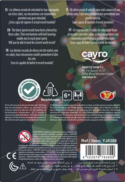 Cayro Mirror 2x2 Juego de Mesa Multilenguaje (Español, Inglés, Portugués, Francés, Italiano, Alemán)