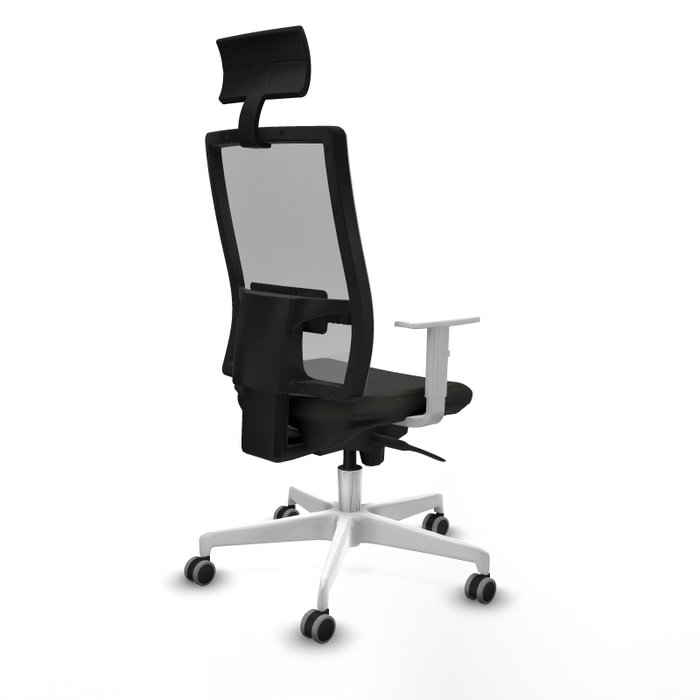 PIQUERAS Y CRESPO Silla de oficina Horna con mecanismo Sincro, Negro y Gris PIQUERAS Y CRESPO Silla de oficina Horna con mecanismo Sincro, Negro y Gris