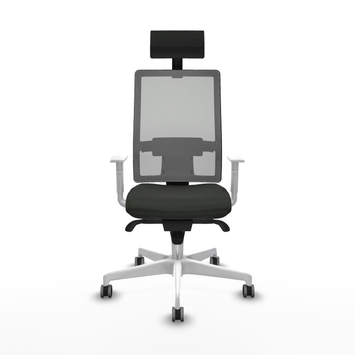 PIQUERAS Y CRESPO Silla de oficina Horna con mecanismo Sincro, Negro y Gris PIQUERAS Y CRESPO Silla de oficina Horna con mecanismo Sincro, Negro y Gris