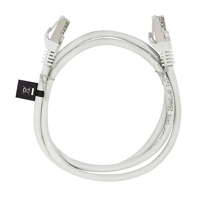 LogiLink Cable de red Cat.6 F/UTp 0,25m Gris EconLine