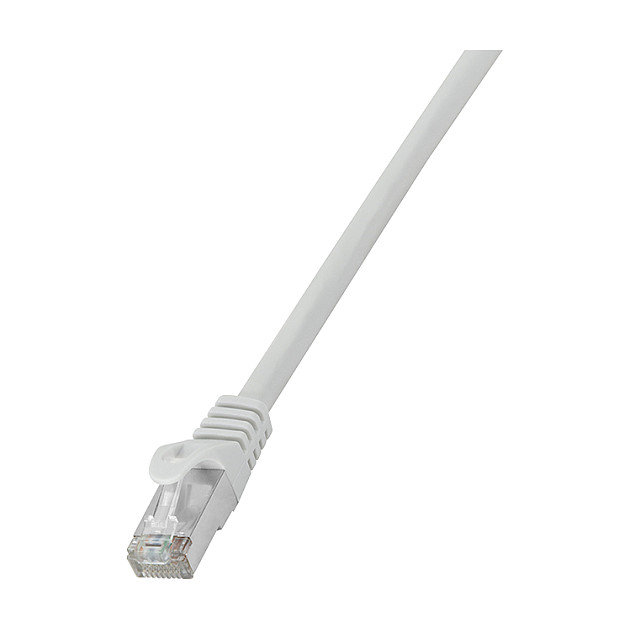 LogiLink Cable de red Cat.6 F/UTp 0,25m Gris EconLine