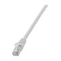 LogiLink Cable de red Cat.6 F/UTp 0,25m Gris EconLine