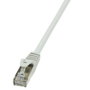 LogiLink Cable de red Cat.6 F/UTp 0,25m Gris EconLine