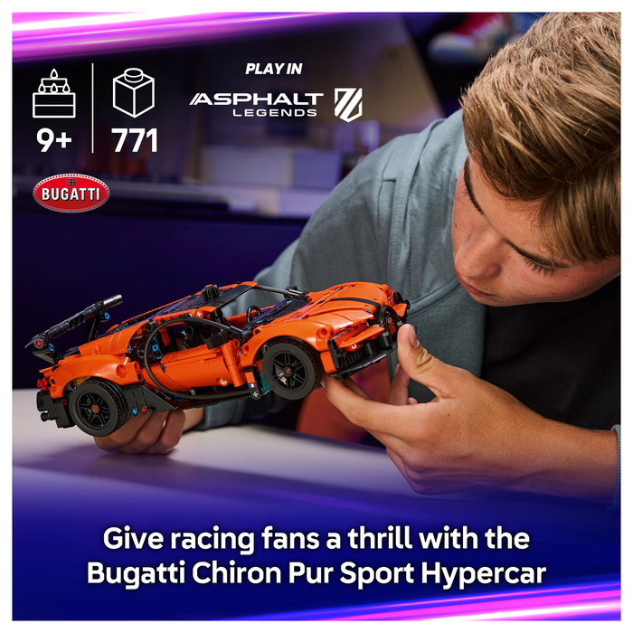 LEGO Technic Bugatti Chiron Pur Sport Hypercar 42222 LEGO Technic Bugatti Chiron Pur Sport Hypercar 42222