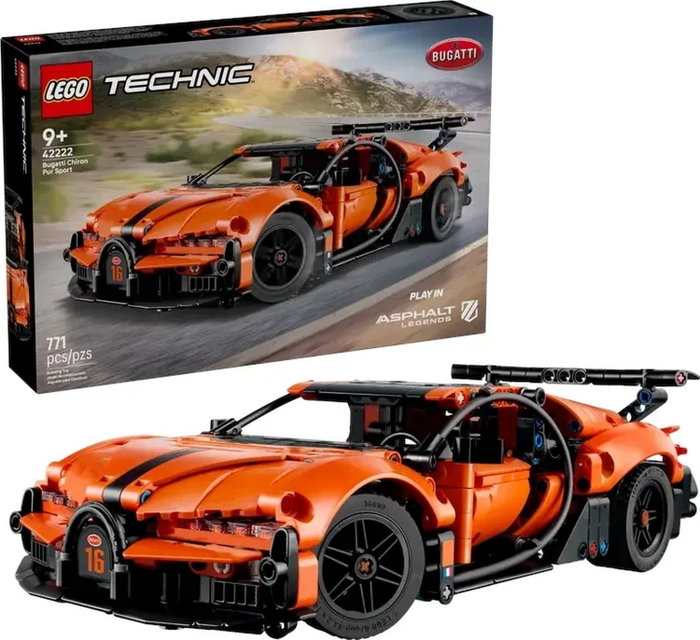 LEGO Technic Bugatti Chiron Pur Sport Hypercar 42222 LEGO Technic Bugatti Chiron Pur Sport Hypercar 42222