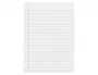 Liderpapel Recambio A4 100 Hojas 75gr Pauta 5 2.5mm Con Margen 4 Taladros