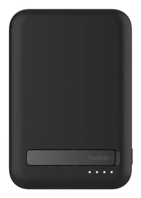 Belkin BPD008BTBK BoostCharge Pro Cargador Inalámbrico Magnético MagSafe de 15W con Carga Rápida y Qi2, Compatible con iPhone 15/14/13/12, Incluye Cable USB-C, Negro