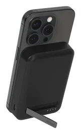 Belkin BPD008BTBK BoostCharge Pro Cargador Inalámbrico Magnético MagSafe de 15W con Carga Rápida y Qi2, Compatible con iPhone 15/14/13/12, Incluye Cable USB-C, Negro