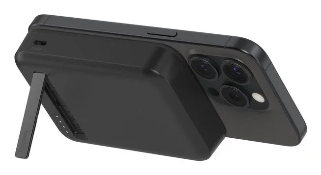 Belkin BPD008BTBK BoostCharge Pro Cargador Inalámbrico Magnético MagSafe de 15W con Carga Rápida y Qi2, Compatible con iPhone 15/14/13/12, Incluye Cable USB-C, Negro