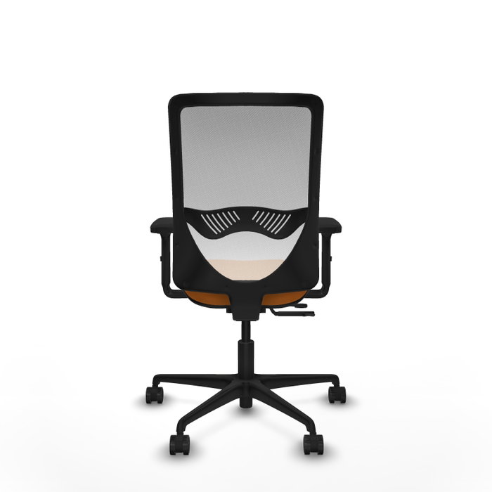 PIQUERAS Y CRESPO Silla de oficina Zulema Naranja y Blanco PIQUERAS Y CRESPO Silla de oficina Zulema Naranja y Blanco