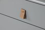 DKD Home Decor Mueble TV Urban Gris MDF y PU 140 x 55 x 40 cm