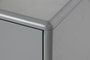 DKD Home Decor Mueble TV Urban Gris MDF y PU 140 x 55 x 40 cm