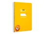 Liderpapel Cuaderno Espiral A5 Tapa Dura 80 Hojas 90gr Cuadro Pautado 4mm Color Amarillo