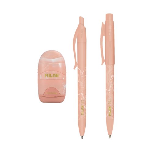 Milan Serie Lava Set de Escritura Rosa con Bolígrafo P1, Portaminas PL1 y Afilaborra Capsule Milan Serie Lava Set de Escritura Rosa con Bolígrafo P1, Portaminas PL1 y Afilaborra Capsule