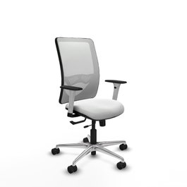 PIQUERAS Y CRESPO Silla de oficina Zulema con mecanismo Sincro/Traslack en Blanco