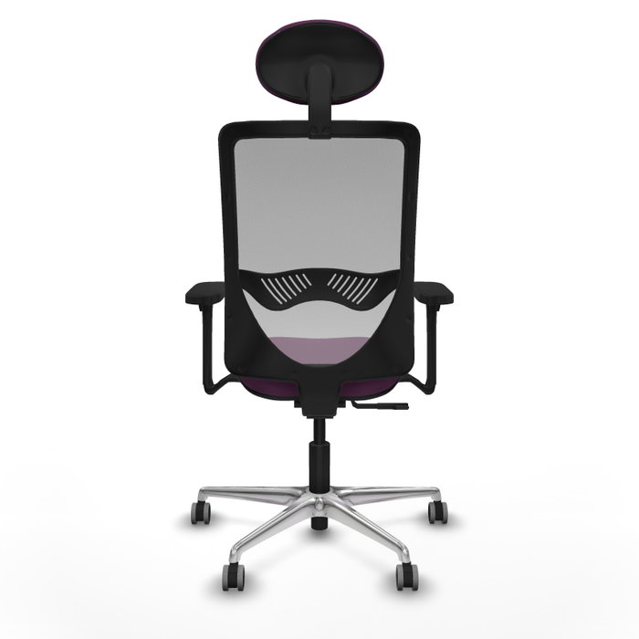 PIQUERAS Y CRESPO Silla de oficina Zulema con mecanismo Sincro, Morado y Gris PIQUERAS Y CRESPO Silla de oficina Zulema con mecanismo Sincro, Morado y Gris