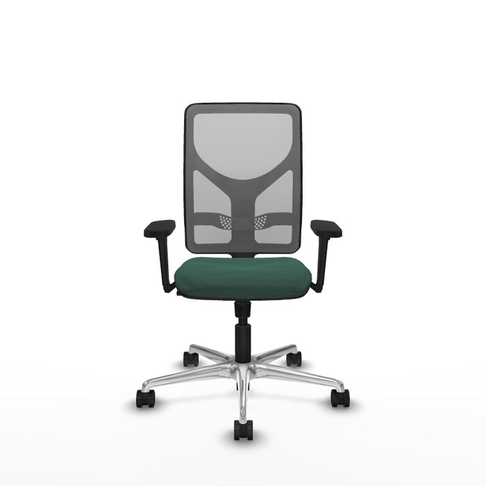 PIQUERAS Y CRESPO Silla de oficina Motilla con Mecanismo Sincro, Verde Botella y Gris PIQUERAS Y CRESPO Silla de oficina Motilla con Mecanismo Sincro, Verde Botella y Gris