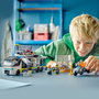 LEGO 60418 Laboratorio Criminología Móvil Policía City - Camión 2 Niveles, Moto Quad y 5 Minifiguras | +7 Años