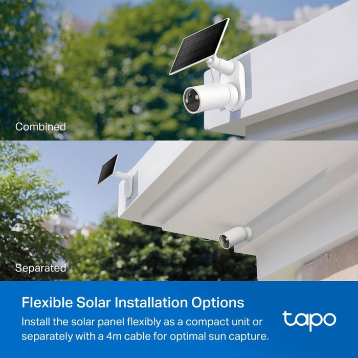 TP-Link Tapo C460 KIT Cámara de Seguridad 4K con Panel Solar