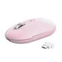 Trust Seron Slim Multi Ratón Óptico Inalámbrico RF + Bluetooth Ambidextro 3200 DPI Rosa - Para Oficina, Windows, macOS, Android, iOS