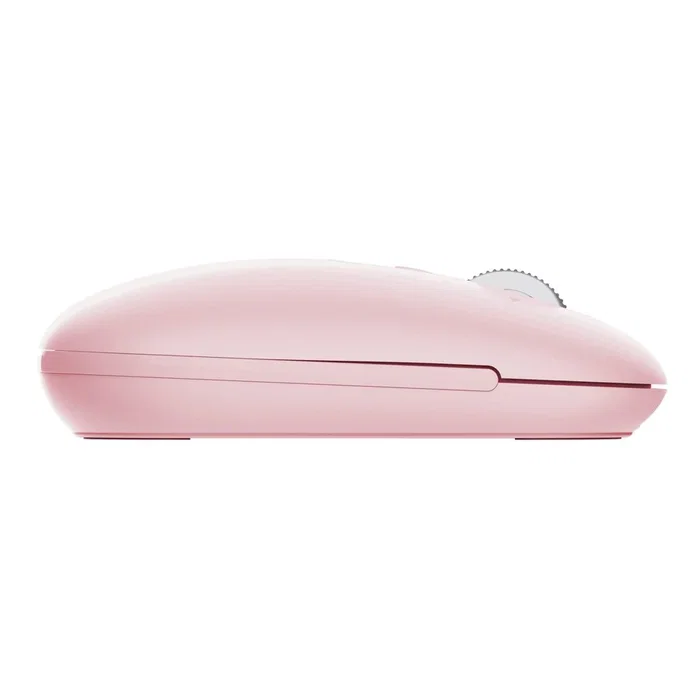 Trust Seron Slim Multi Ratón Óptico Inalámbrico RF + Bluetooth Ambidextro 3200 DPI Rosa - Para Oficina, Windows, macOS, Android, iOS