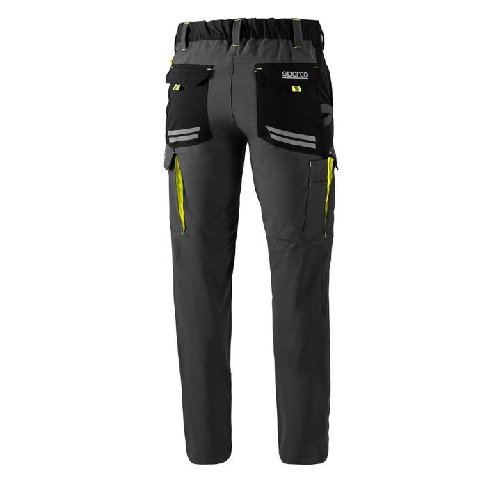 Sparco Pantalón Tech TW Gris/Amarillo Talla XL