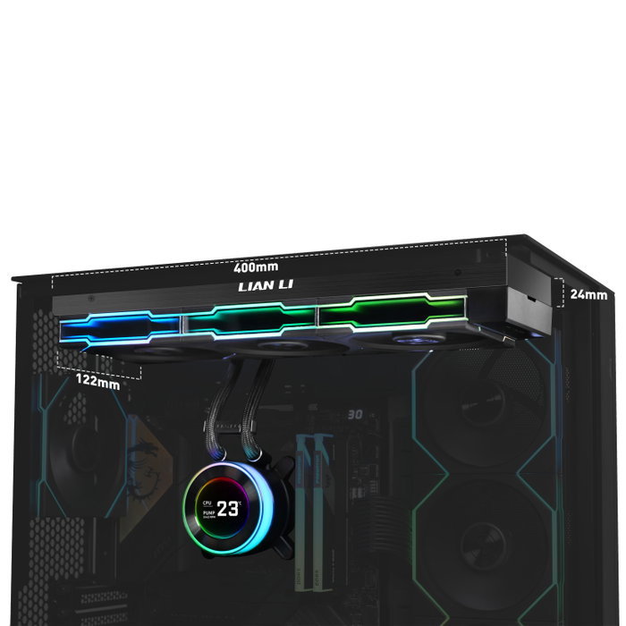 Lian Li HYDROSHIFT II LCD-C 360TL Black