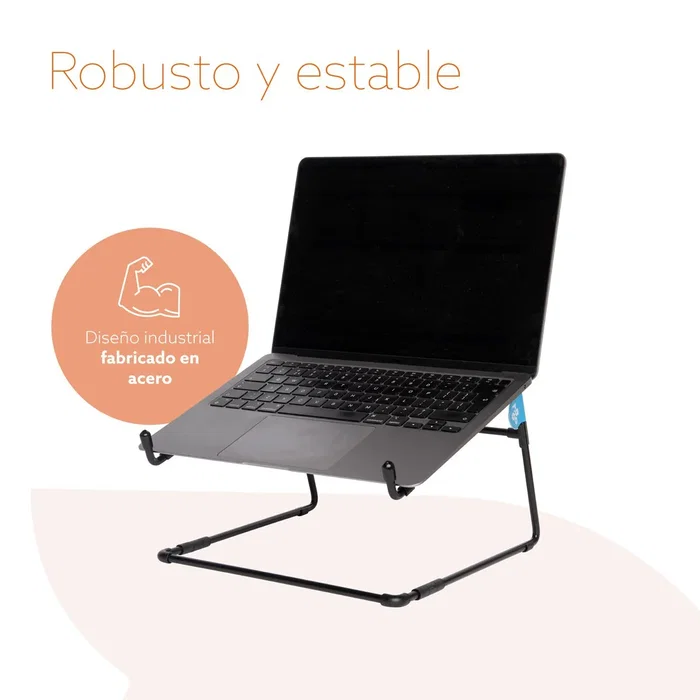 R go tools RGOSC020BL Soporte para Portátil de Acero Negro
