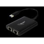 ALLNET Adaptador de red USB 3.0 Tipo-A con Hub USB 3.0 ALL-NC-2G-102-USB-A ALLTRAVEL *