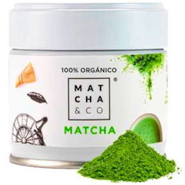 MATCHA & CO Té Matcha Ceremonial 30Gr Orgánico Uji Kioto Japón Sabor Suave Antioxidantes Grado Ceremonial