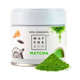 MATCHA & CO Té Matcha Ceremonial 30Gr Orgánico Uji Kioto Japón Sabor Suave Antioxidantes Grado Ceremonial