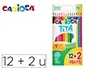Carioca Lápices de Colores Tita Hexagonal 14 Unidades Colores Surtidos (12 + 2 Gratis) Carioca Lápices de Colores Tita Hexagonal 14 Unidades Colores Surtidos (12 + 2 Gratis)
