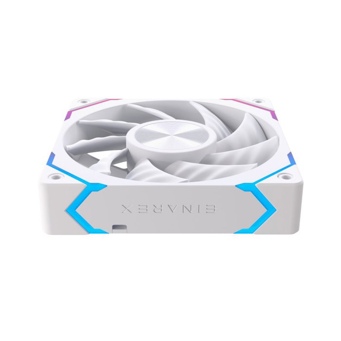 Einarex Ventilador PC adicional EX12C ARGB EXFN-12CS21-W Blanco 120mm Einarex Ventilador PC adicional EX12C ARGB EXFN-12CS21-W Blanco 120mm