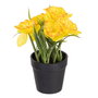 Planta 3/M Blanco-Amarillo Artificial 19 X 16 X 21 cm (Set de 6)