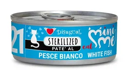 Disugual Mini-Me Cat Esterilizado Pescado Blanco Pack 12 Latas x 85 gr