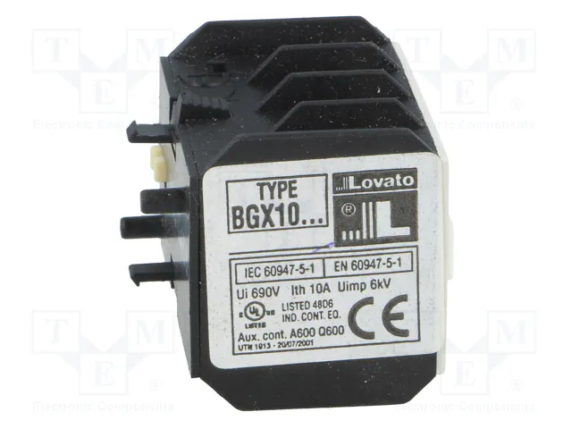 LOVATO ELECTRIC Contactores auxiliares BG LOVATO ELECTRIC Contactores auxiliares BG