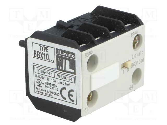 LOVATO ELECTRIC Contactores auxiliares BG LOVATO ELECTRIC Contactores auxiliares BG