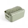 Today TOD3574641271268 Juego de ducha - Cesta, alfombrilla, cortina - Verde