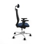 PIQUERAS Y CRESPO Silla de oficina Mardos Azul marino/Negro