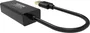 Vision TC-USBETH/BL Adaptador USB a Ethernet Fast Ethernet 10/100/1000 Mbps, Negro, Chip Realtek, Compatible con Mac y Windows