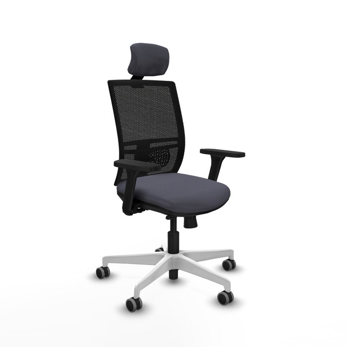 PIQUERAS Y CRESPO Silla de oficina Yunquera con mecanismo Sincro/Traslack, Gris oscuro y Negro PIQUERAS Y CRESPO Silla de oficina Yunquera con mecanismo Sincro/Traslack, Gris oscuro y Negro