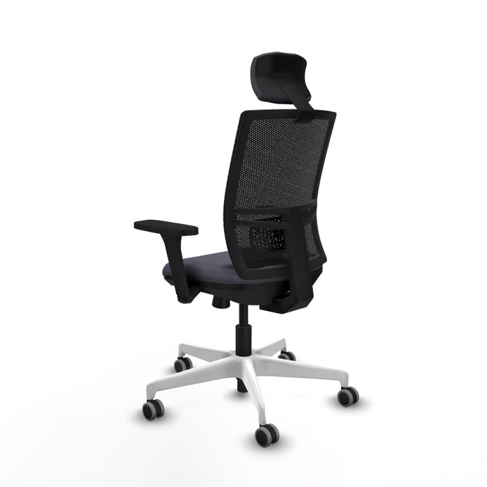 PIQUERAS Y CRESPO Silla de oficina Yunquera con mecanismo Sincro/Traslack, Gris oscuro y Negro PIQUERAS Y CRESPO Silla de oficina Yunquera con mecanismo Sincro/Traslack, Gris oscuro y Negro