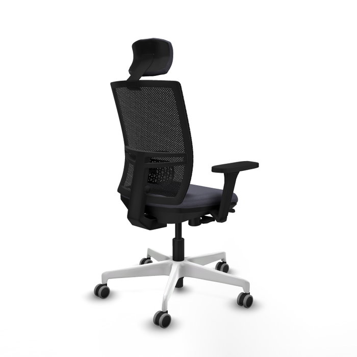 PIQUERAS Y CRESPO Silla de oficina Yunquera con mecanismo Sincro/Traslack, Gris oscuro y Negro PIQUERAS Y CRESPO Silla de oficina Yunquera con mecanismo Sincro/Traslack, Gris oscuro y Negro
