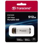 Transcend ESD300S 512GB SSD Externo USB Tipo C Plata