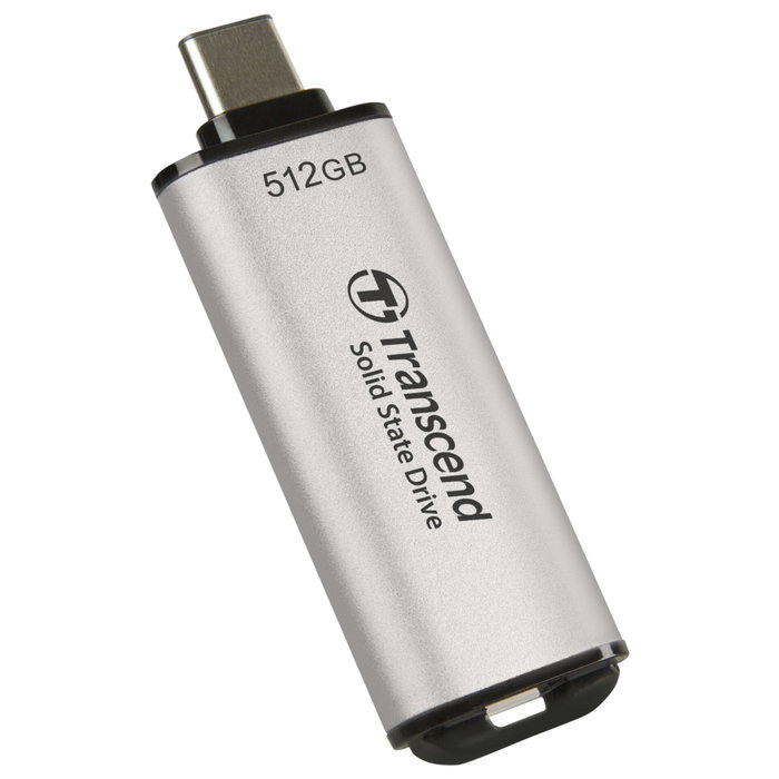 Transcend ESD300S 512GB SSD Externo USB Tipo C Plata