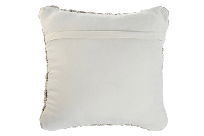 DKD Home Decor Cojín de Algodón con Bordado a Mano 45x45 cm