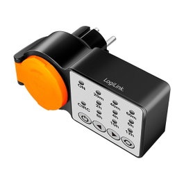 LogiLink Interruptor de tiempo con temporizador de cuenta regresiva para exteriores