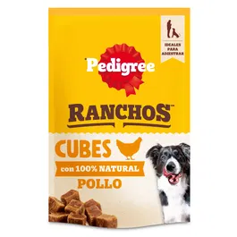 Mars Ped Ranchos Cubes - Snack para Perros con Pollo y Prebióticos, 7 x 70g, Complemento o Recompensa para Adiestramiento