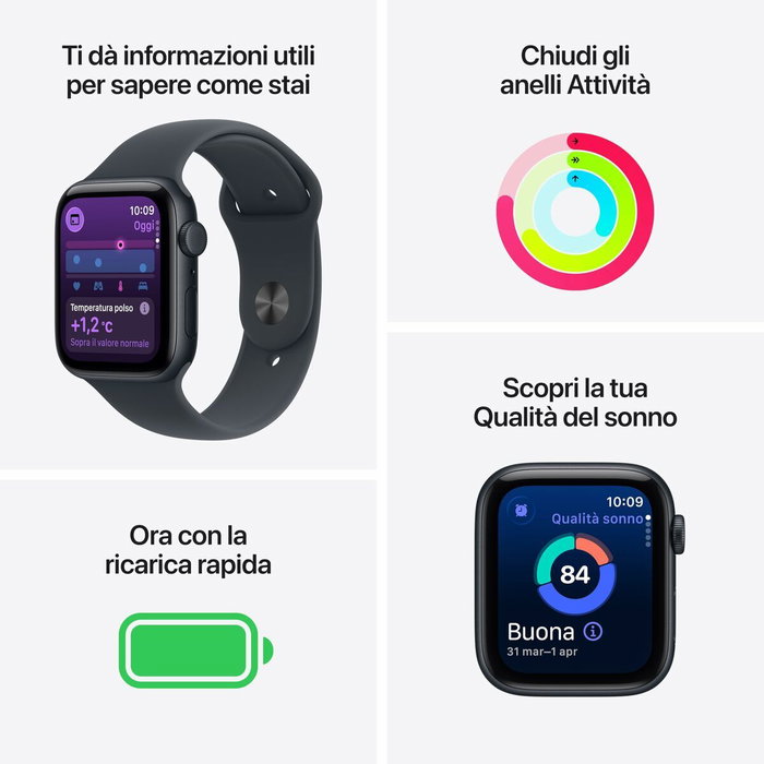 Apple Watch SE 3 GPS + Cellular 44mm Aluminio Blanco Estrella Apple Watch SE 3 GPS + Cellular 44mm Aluminio Blanco Estrella